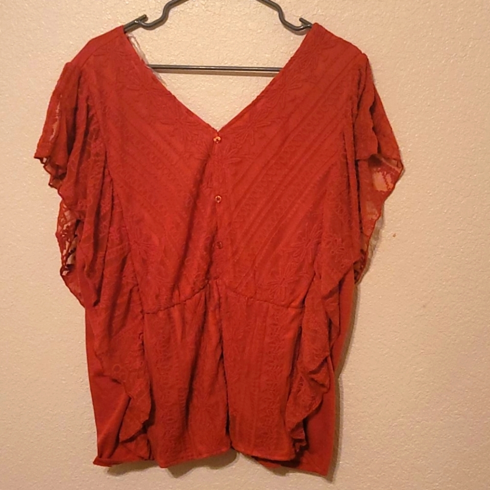 Rust blouse